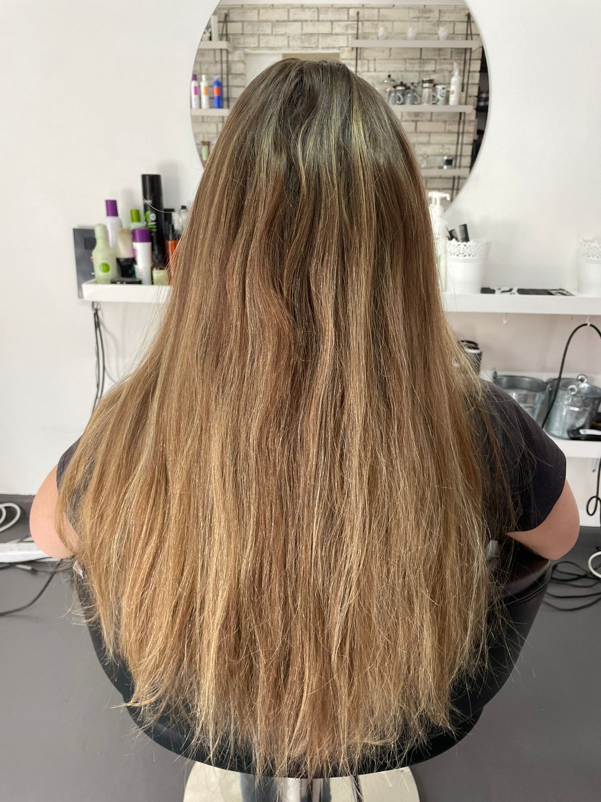 Balayage transformation before, Kiss & Tell Cape Town